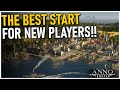 The best new player start in anno 1800