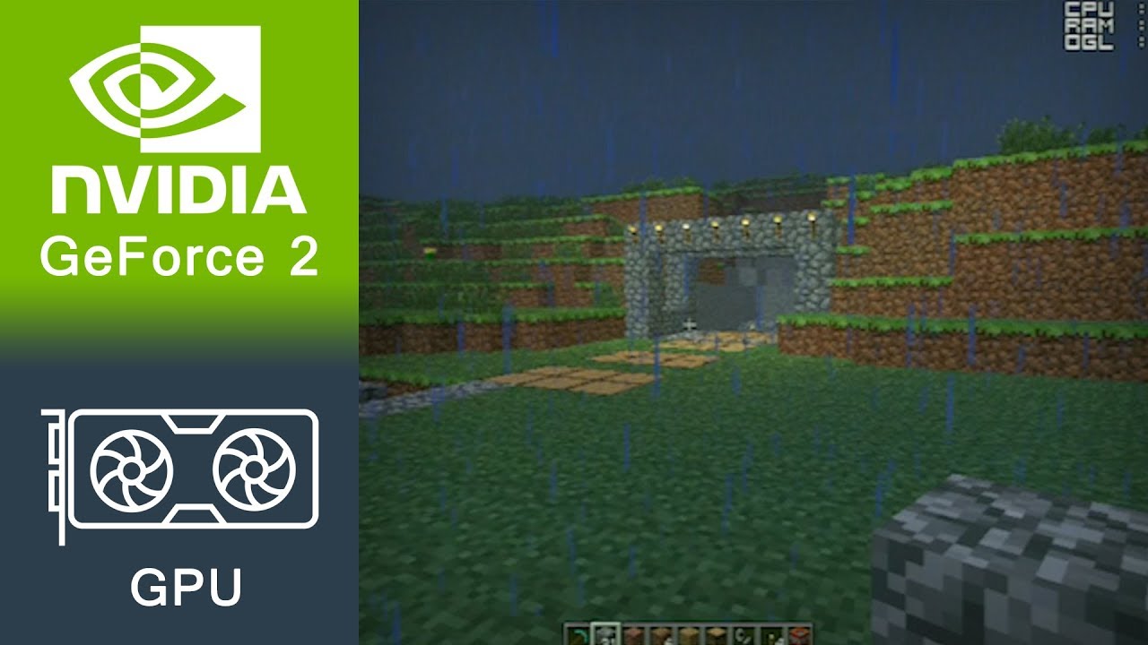 Minecraft Gameplay GeForce 2 - YouTube