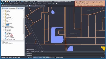 Importing from Excel. New ASCII data provider (ZWCAD) -  Spatial Manager Blog