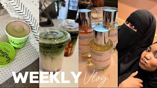 Weekly vlog , Living in Philly as a Muslimah , Vacation ? Matcha dates and more 