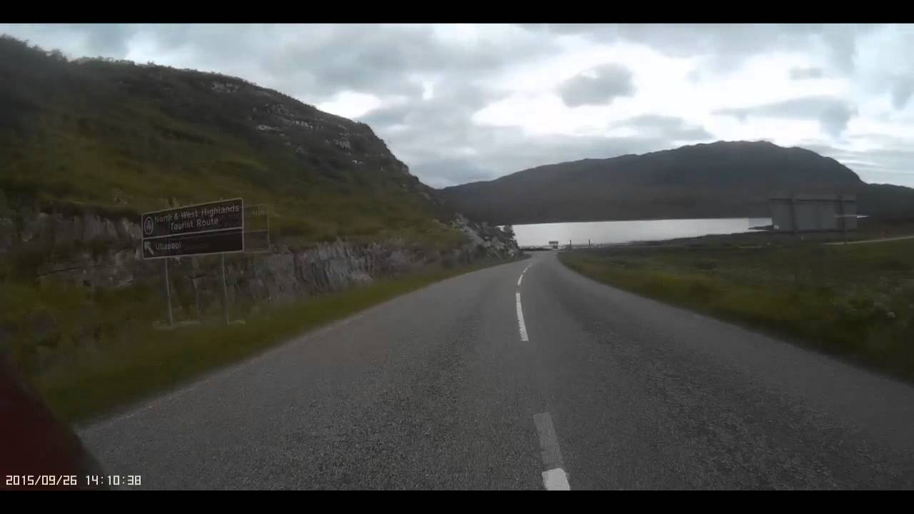 Kylesku Bridge to Ullapool part 1 Scotland September 2015 YouTube