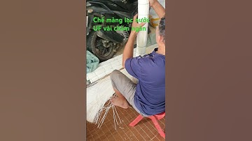 Sợi lọc dùng để chế màng lọc nước UF chỉ vài chăm ngàn