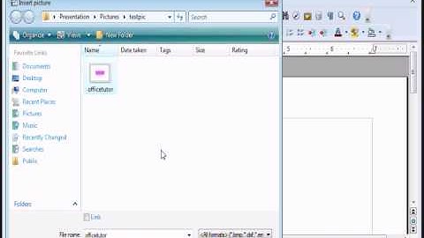 OpenOffice - Insert a photo or picture