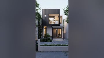 Architecture Visualization of Modern Home Made with #blender  and #d5render  #architecture #archviz