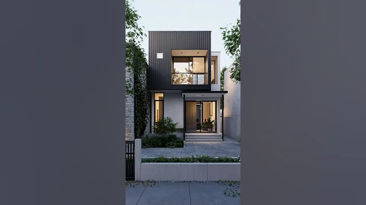 Architecture Visualization of Modern Home Made with #blender  and #d5render  #architecture #archviz