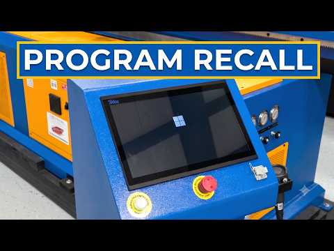 How to Recall a Program on Ercolina Erco Benders 65 and 76 — video thumbnail