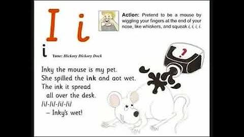 UK School Primary One Jolly Phonics Song Ii - Inky the Mouse is my Pet