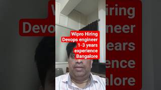 Wipro DevOps Jobs 2026 🔥 DevOps Engineer L2 Hiring | Bangalore