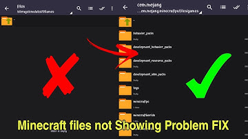 Minecraft Files Folder Not Showing Problem fix | games folder not shown MCPE | Lucky Gamerz