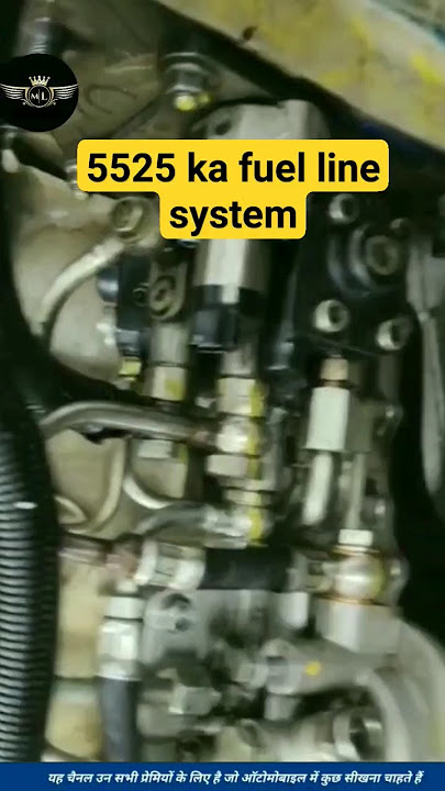 5525 ka fuel line system Ashok Leyland bs6 #automobile #mechanic