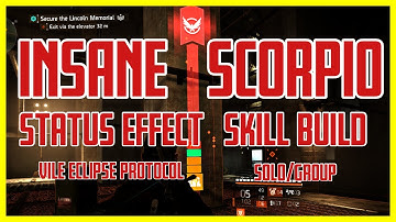 The Division 2 | Insane Scorpio Skill Build | TU12 | shotgun status effect