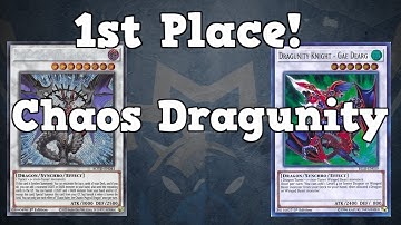 Yu-Gi-oh! 1st Place Undefeated Competitive Chaos Dragunity Deck Profile + Combo July 2021