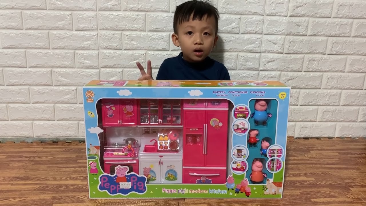 Rio | Đồ Chơi Nấu Ăn – Bộ Đồ Chơi Nhà Bếp Heo Peppa Pig – Cooking Set For Babies