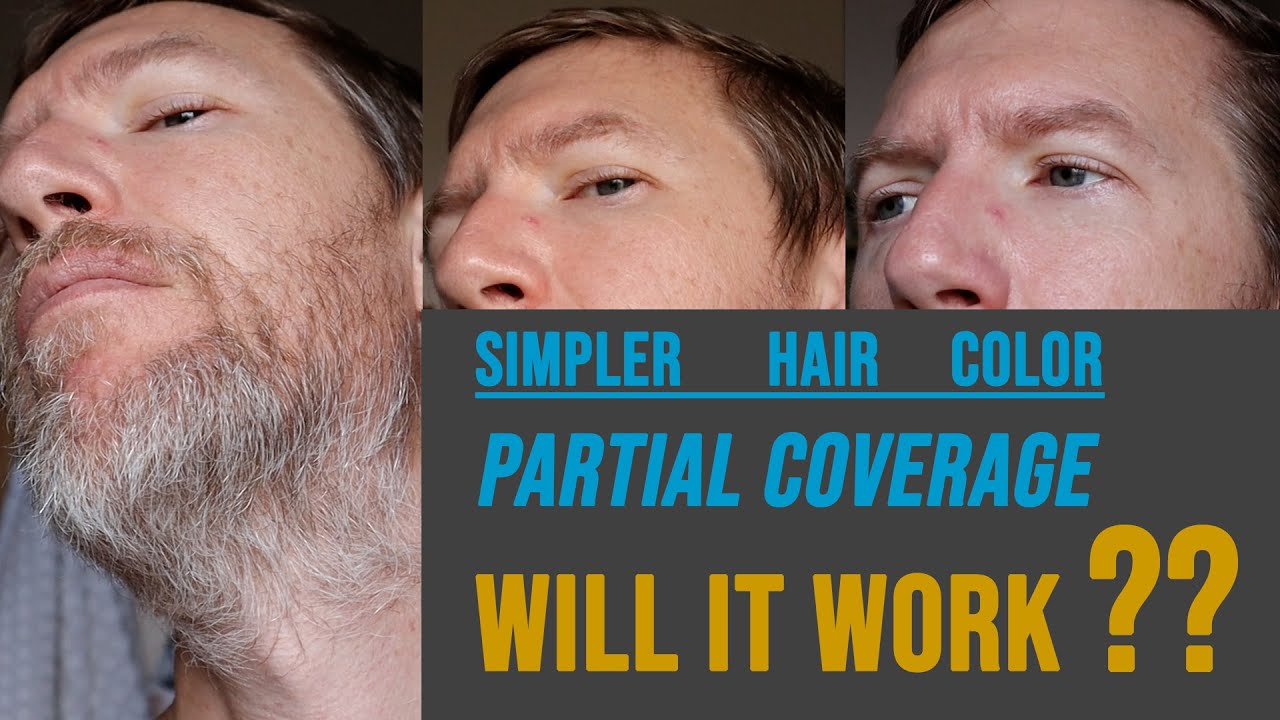 Simpler Partial Coverage Beard & Hair Dye (Salt & Pepper) YouTube
