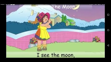 I See The Moon l Animated Nursery Rhyme in English
