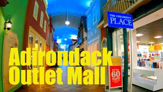 Adirondack Factory Outlet Mall Tour at Lake George NY 4K