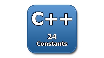 C++ Tutorial - 24 - Constants