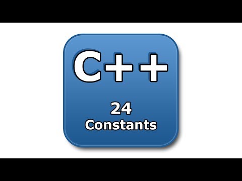 C++ Tutorial - 24 - Constants