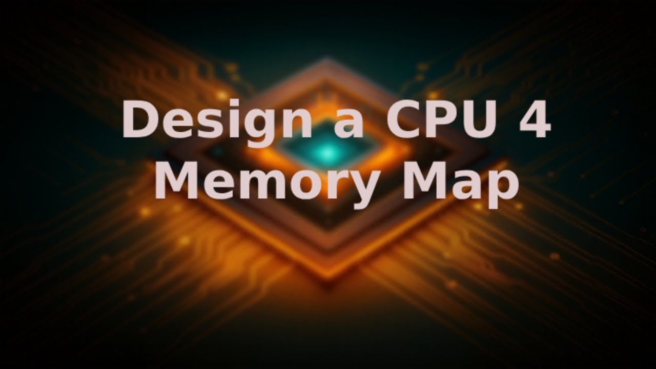 Design a CPU 4 - Memory Map - YouTube