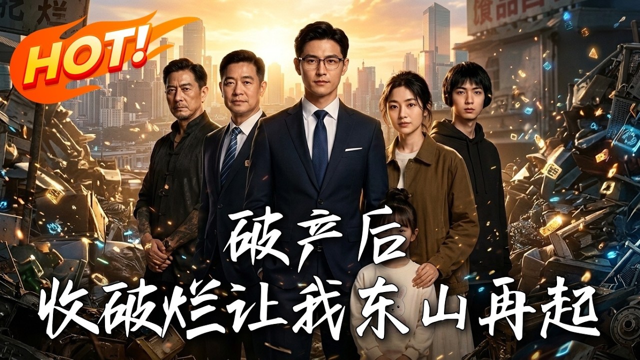 🔥替兄弟背债三百万，惨遭抛弃睡桥洞！谁能想到，他靠捡垃圾竟逆袭成千亿科技帝国掌门人？这波反转太爽了！《破產後，收破爛讓我東山再起》#盛世短剧#短剧#AI短剧#逆袭#漫剧