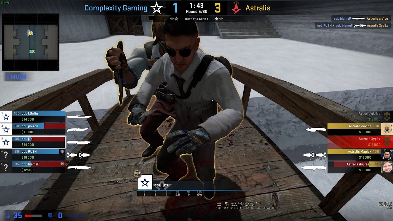 CS:GO BOTs - coL jks vs Astralis