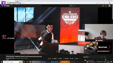 Mande reacts to his GIGACHAD schmovement in ALGS.