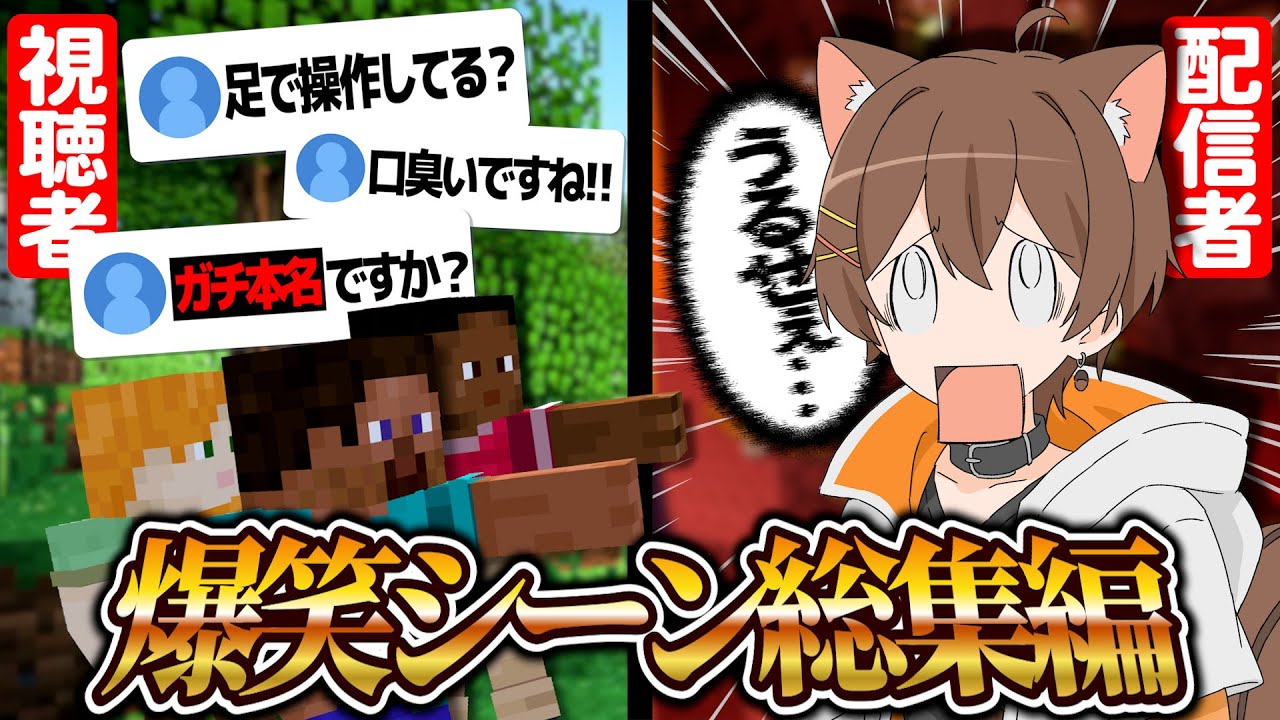 視聴者とのプロレスが面白過ぎる配信者ww【マインクラフト】【ショート総集編】