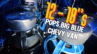 12-18S On Lots Of Watts Pops Crossfire Chevy Van.. Shtnonm X Crossfire