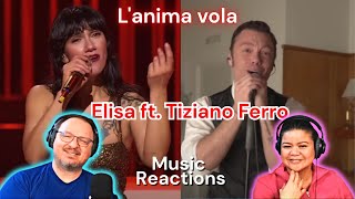 Elisa Lanima Voia feat Tiziano Ferro (Live Performance Videos) Couples Reaction!!