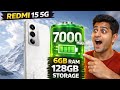6GB RAM, 128GB Storage | Redmi 15 5G | new clip