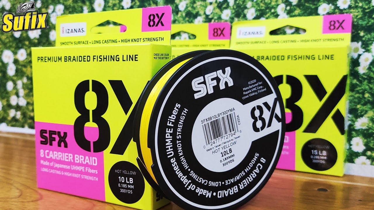 SUFIX SFX X8 Braided Line SHORT REVIEW 