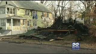 Suffolk Street house fire leaves several homes damaged