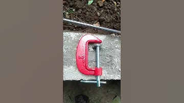 how use c clamp???