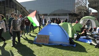 Aumenta la tensión por manifestaciones propalestinas en las universidades de EEUU | AFP