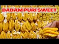 Badam puri sweet recipe in tamil  deepavali special sweets  big quantity sweet recipe