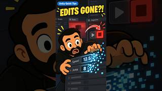 Stop Losing Play Mode Edits in Unity #shorts
