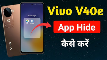 vivo v40e me app hide kaise kare !! how to hide app in vivo v40e !! vivo v40e 5g