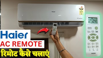 Haier AC Remote Function ⚡Haier AC Remote Setting ⚡ Haier AC Remote Guide