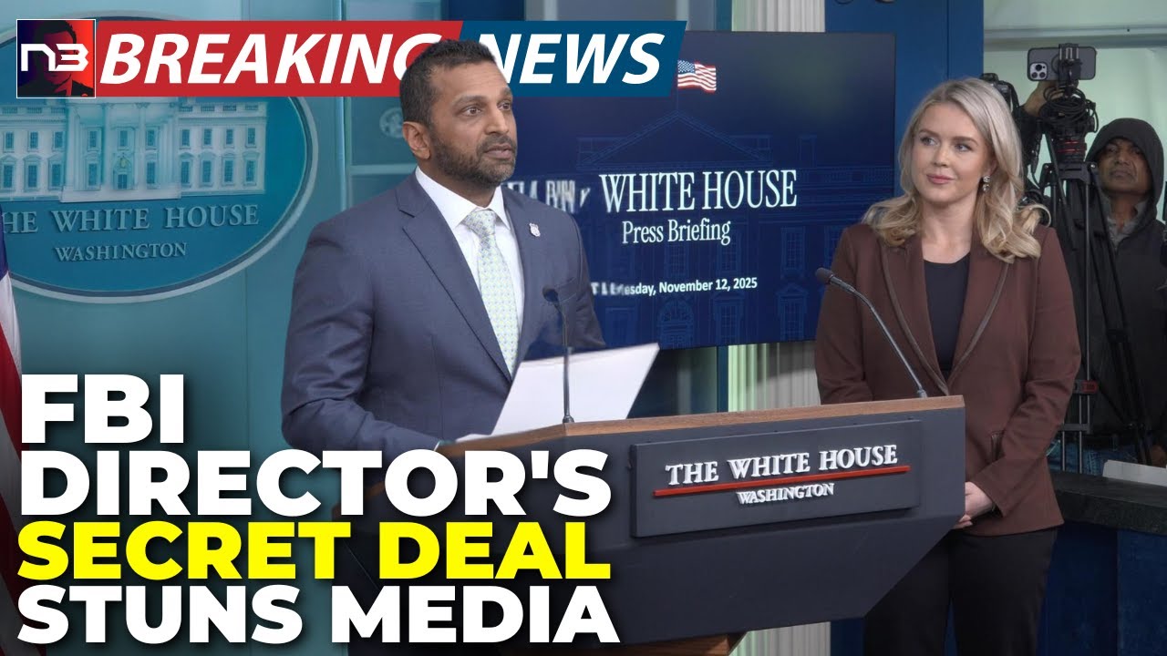 WHITE HOUSE: SECRET DEAL Just Announced – FBI Director Takes Podium and SHOCKS Press Corps
