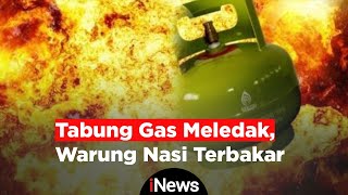 Tabung Gas Elpiji Meledak, Warung Nasi Goreng di Padang Dilahap Api