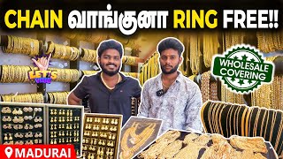 மதுரையில் Gold Covering கடல்‼️ Madurai Gold Covering Wholesale | Madurai Food Tour #madurai