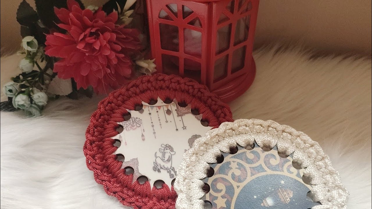 كوستر رمضان كروشيه في خمس دقايق بس👌🔥 #moory_crochet