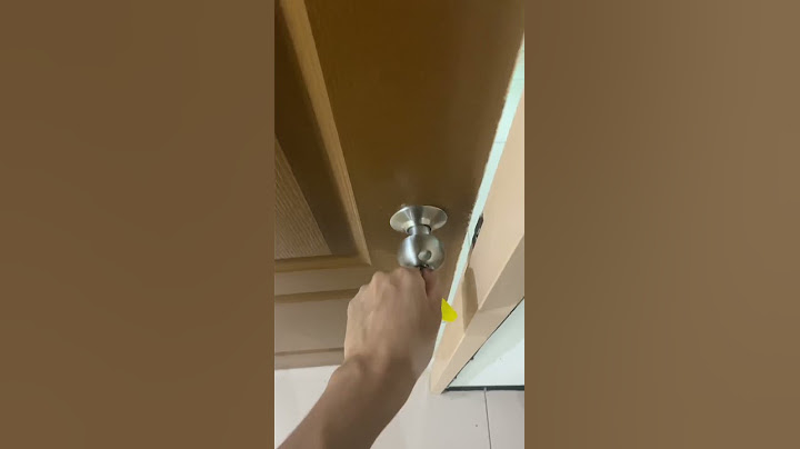 門鎖住了怎麼開？教你一招破解