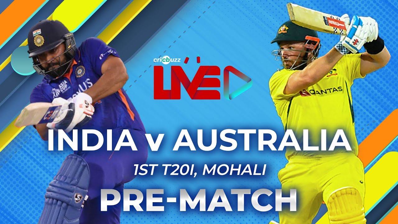 Cricbuzz Live India v Australia, 1st T20I, Pre-match show