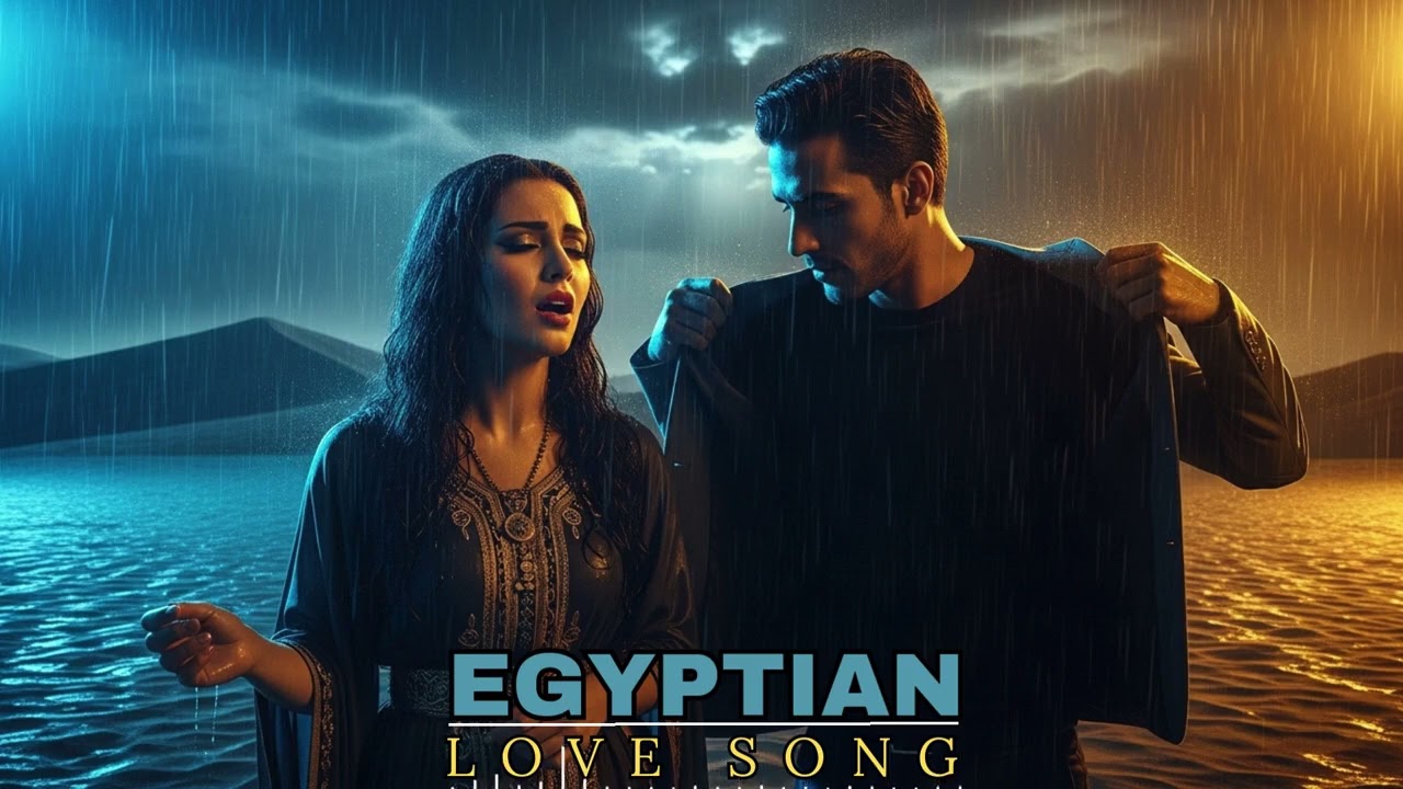 Rain Falling in the Desert at Night | Egyptian Love Song Romantic Music