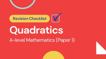 P1 Quadratics | Quick Revision of all Key Concepts | AS/A-level Math 9709 | Add Math (IGCSE/O-level)