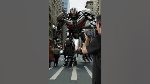 BREAKING NEWS!  Giant Robot Attacks City!  Power Kontroller FLIPSIDE VIDEO / Monster Productions