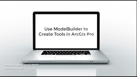 Use ModelBuilder to Create Tools in AcrGIS Pro