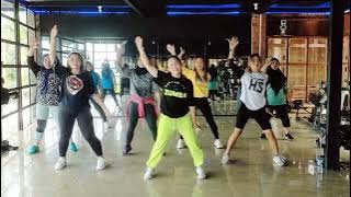 Dj aku hanya pelarian // tiktok viral // joged dangdut - senam kreasi