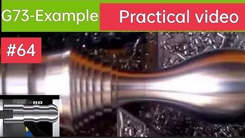 Practical Video||Canned cycle G73 pattern repeating cycle||CNC programming in hindi||